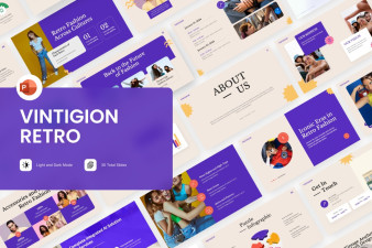 Vintigion Retro PowerPoint Template